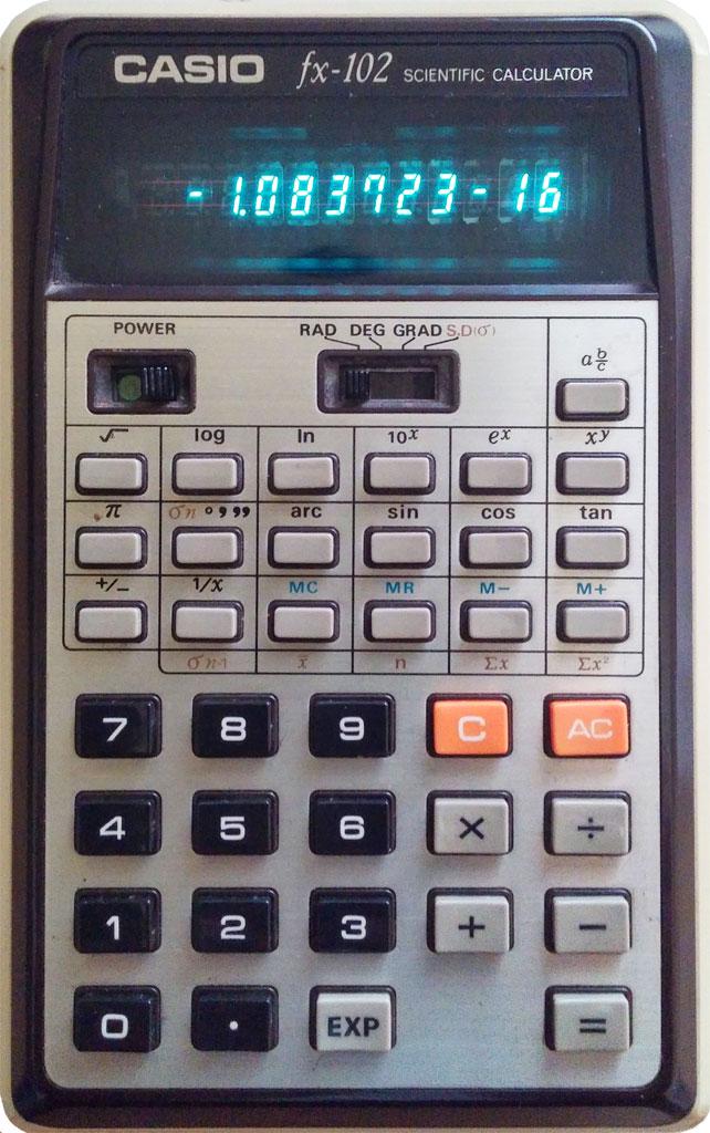 Casio fx shop 102 scientific calculator